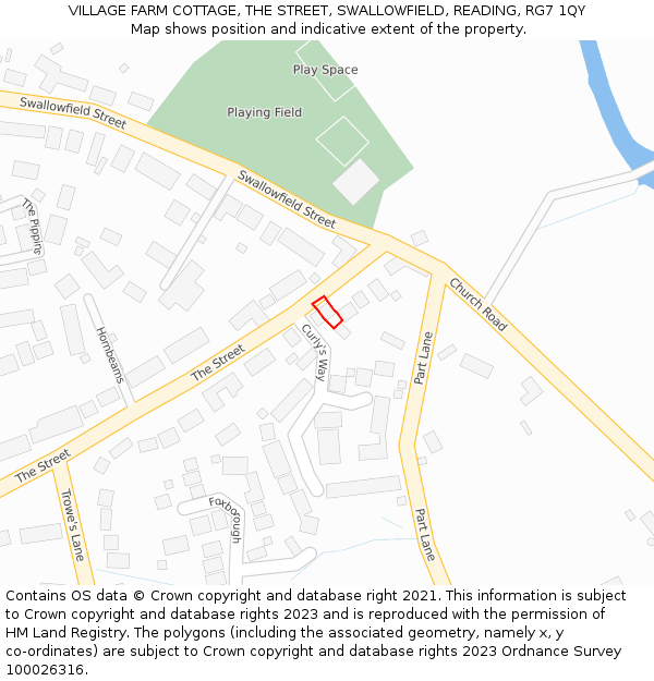 VILLAGE FARM COTTAGE, THE STREET, SWALLOWFIELD, READING, RG7 1QY - £370,000