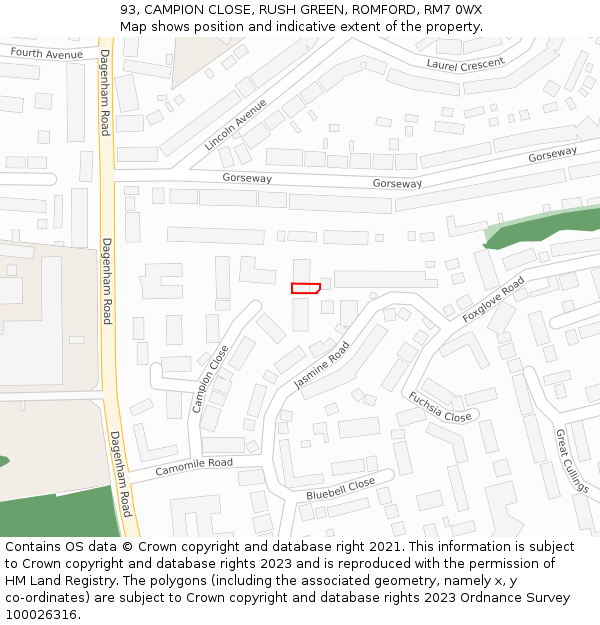 93, CAMPION CLOSE, RUSH GREEN, ROMFORD, RM7 0WX - £395,000