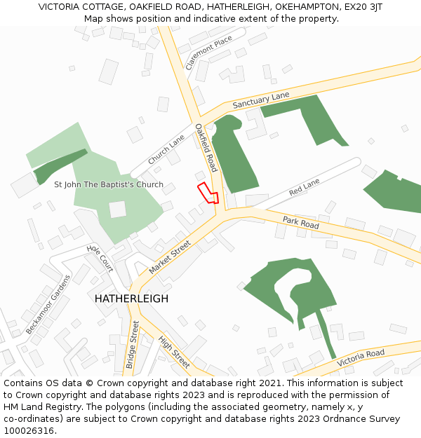VICTORIA COTTAGE, OAKFIELD ROAD, HATHERLEIGH, OKEHAMPTON, EX20 3JT - £ ...