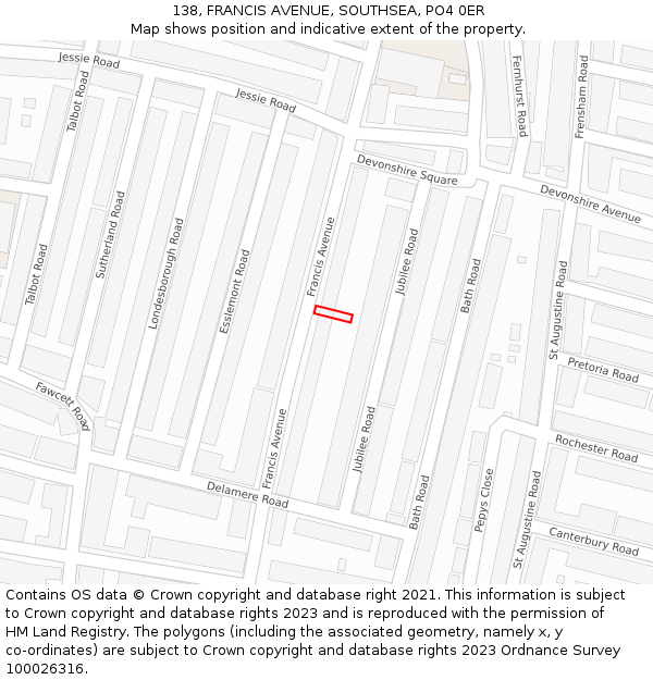 138 FRANCIS AVENUE SOUTHSEA PO4 0ER £180 000