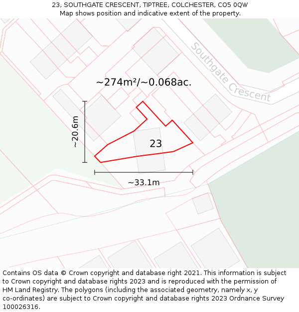 23, SOUTHGATE CRESCENT, TIPTREE, COLCHESTER, CO5 0QW - £203,500