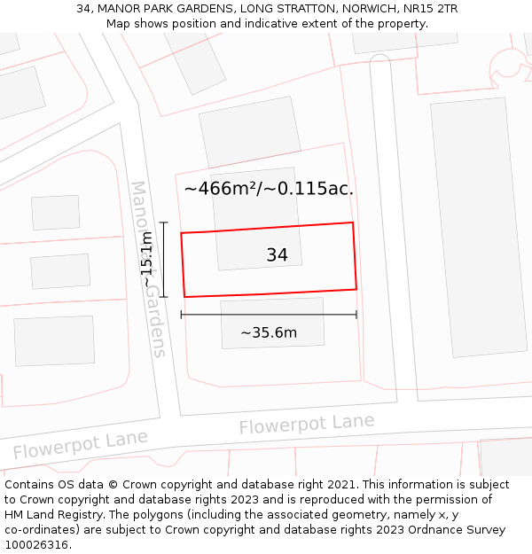 34, MANOR PARK GARDENS, LONG STRATTON, NORWICH, NR15 2TR - £190,000