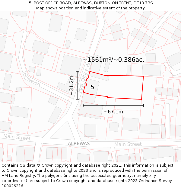 5, POST OFFICE ROAD, ALREWAS, BURTON-ON-TRENT, DE13 7BS - £1,000,000