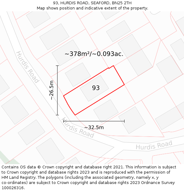 93, HURDIS ROAD, SEAFORD, BN25 2TH - £339,500