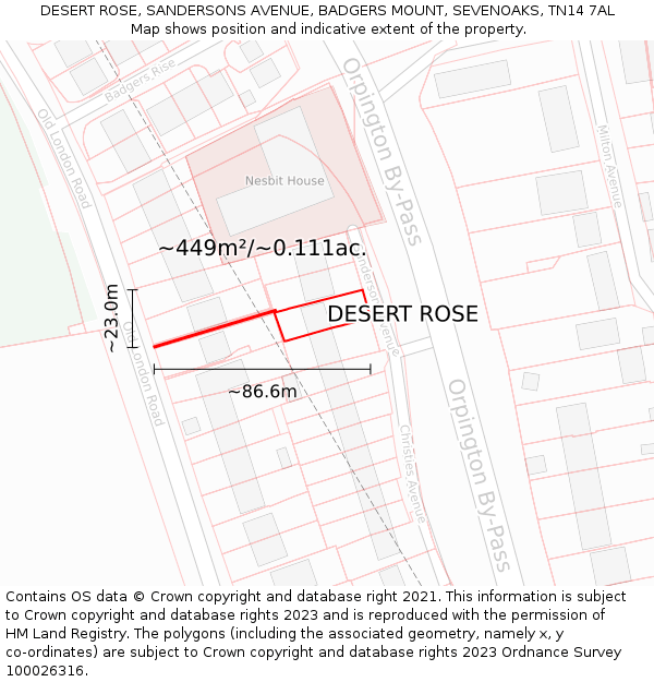 DESERT ROSE, SANDERSONS AVENUE, BADGERS MOUNT, SEVENOAKS, TN14 7AL - £ ...