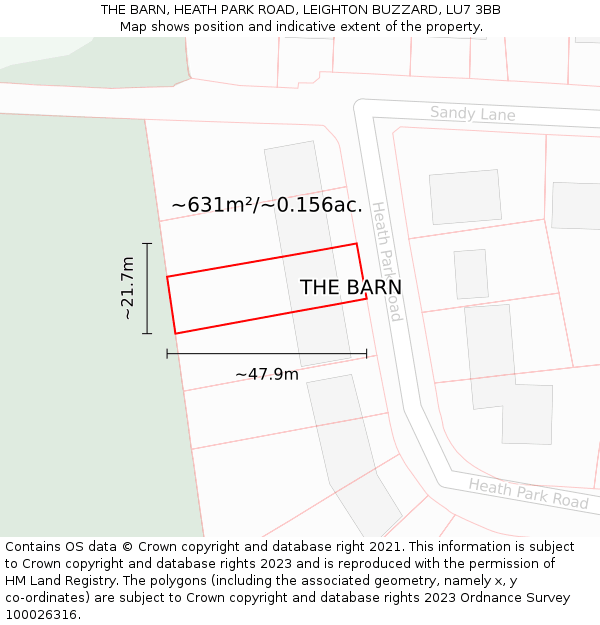 Lu7 Postcode THE BARN, HEATH PARK ROAD, LEIGHTON BUZZARD, LU7 3BB - £665,000