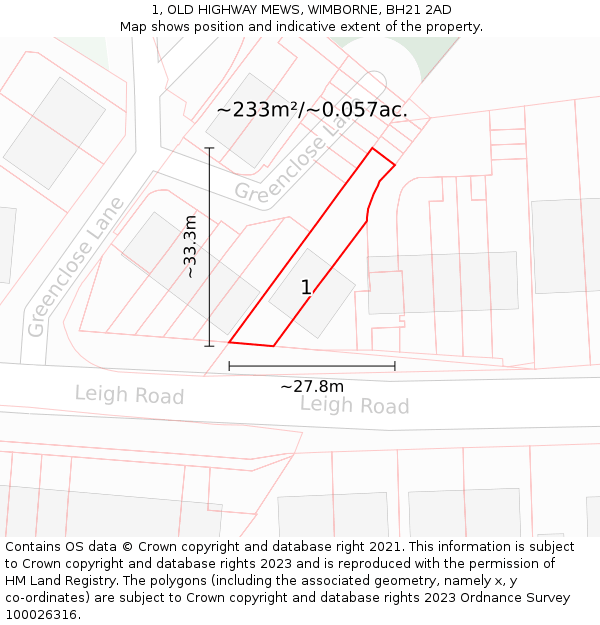 1, OLD HIGHWAY MEWS, WIMBORNE, BH21 2AD - £315,000
