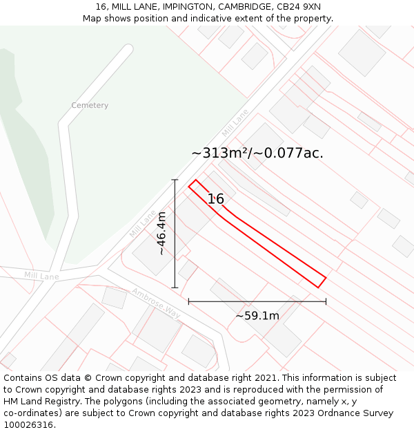16, MILL LANE, IMPINGTON, CAMBRIDGE, CB24 9XN - £200,000