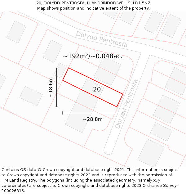 20, DOLYDD PENTROSFA, LLANDRINDOD WELLS, LD1 5NZ - £195,000
