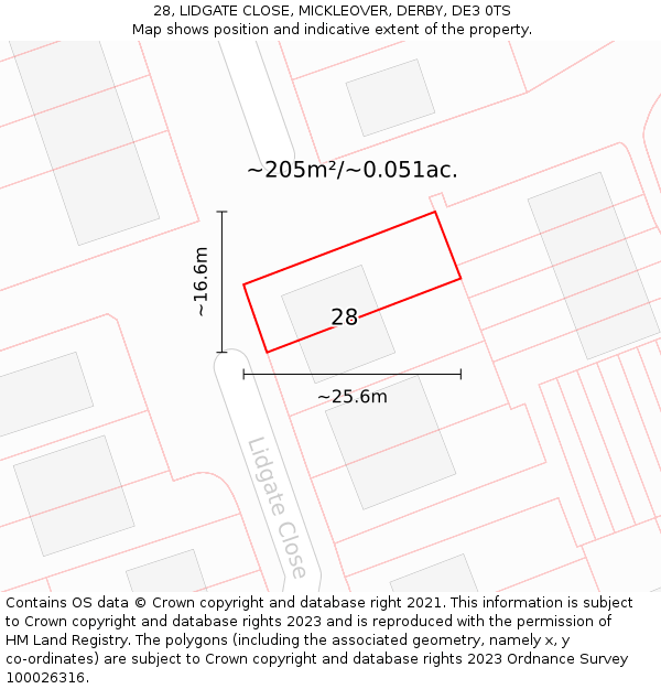 28, LIDGATE CLOSE, MICKLEOVER, DERBY, DE3 0TS - £140,000