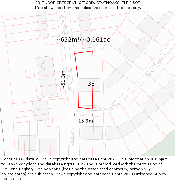 38, TUDOR CRESCENT, OTFORD, SEVENOAKS, TN14 5QT - £495,000
