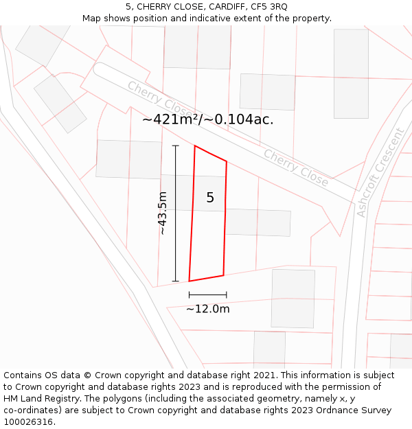 5, CHERRY CLOSE, CARDIFF, CF5 3RQ - £350,000