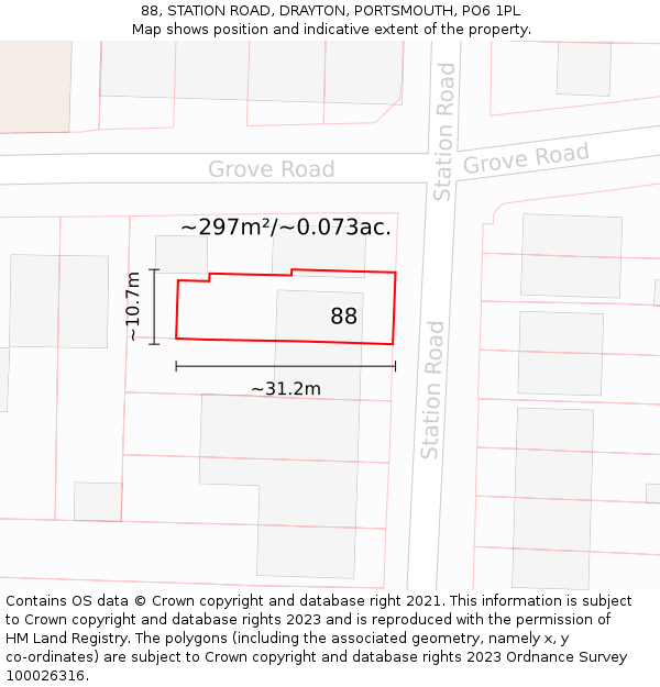 Po6 Postcode 88, STATION ROAD, DRAYTON, PORTSMOUTH, PO6 1PL - £385,000