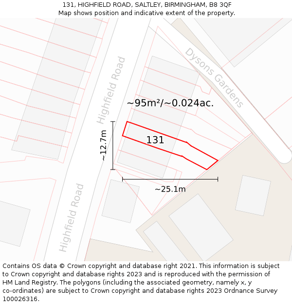 131, HIGHFIELD ROAD, SALTLEY, BIRMINGHAM, B8 3QF - £85,000