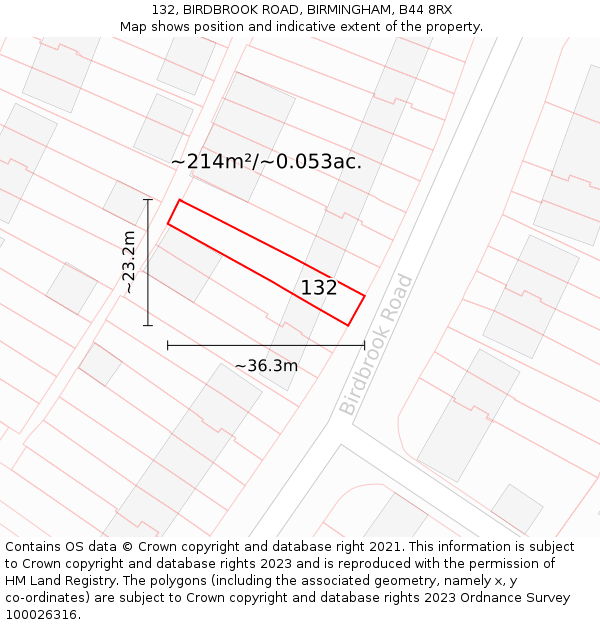 132, BIRDBROOK ROAD, BIRMINGHAM, B44 8RX - £48,000