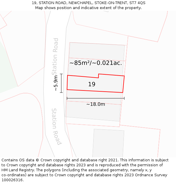 19, STATION ROAD, NEWCHAPEL, STOKE-ON-TRENT, ST7 4QS - £185,000