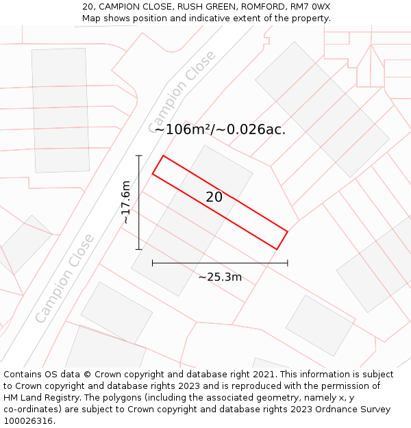 20, CAMPION CLOSE, RUSH GREEN, ROMFORD, RM7 0WX - £176,995