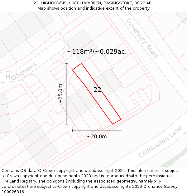 22, HIGHDOWNS, HATCH WARREN, BASINGSTOKE, RG22 4RH - £177,000