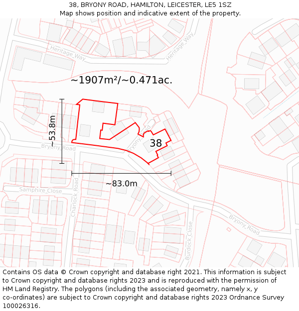 Le5 Postcode 38, BRYONY ROAD, HAMILTON, LEICESTER, LE5 1SZ - £77,500