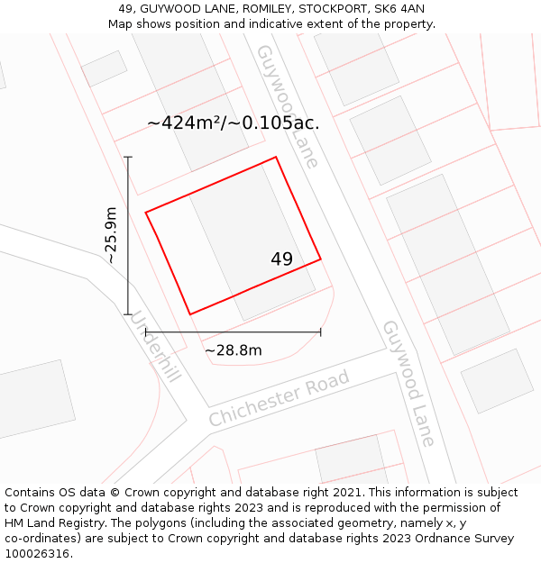 Sk6 Postcode 49, GUYWOOD LANE, ROMILEY, STOCKPORT, SK6 4AN - £140,000