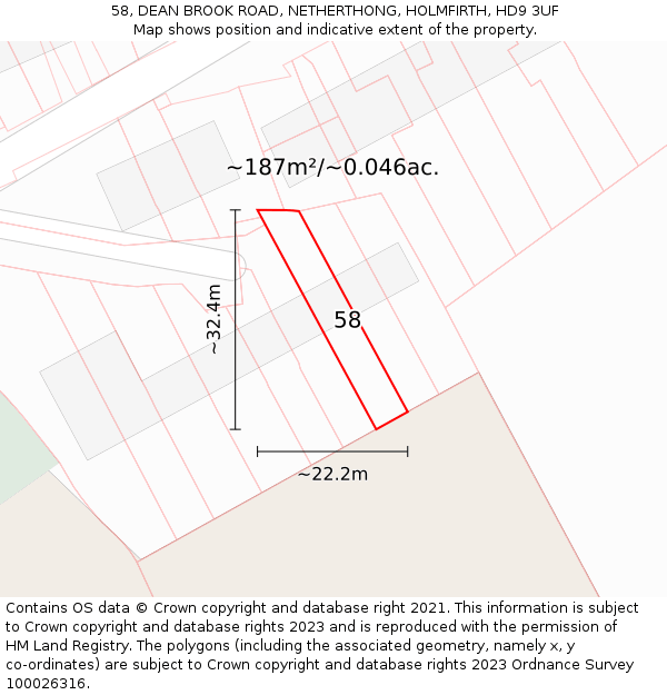 Netherthong Map 58, DEAN BROOK ROAD, NETHERTHONG, HOLMFIRTH, HD9 3UF - £185,000