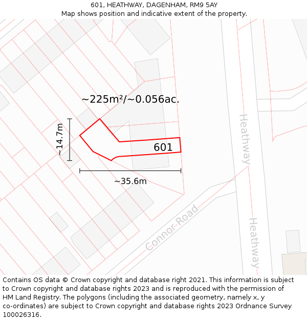 Rm9 Postcode On Map 601, HEATHWAY, DAGENHAM, RM9 5AY - £185,000