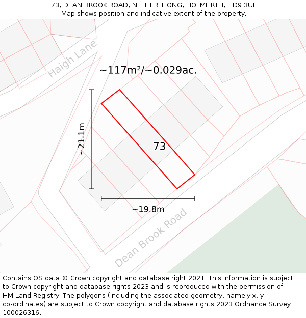 Netherthong Map 73, DEAN BROOK ROAD, NETHERTHONG, HOLMFIRTH, HD9 3UF - £109,000