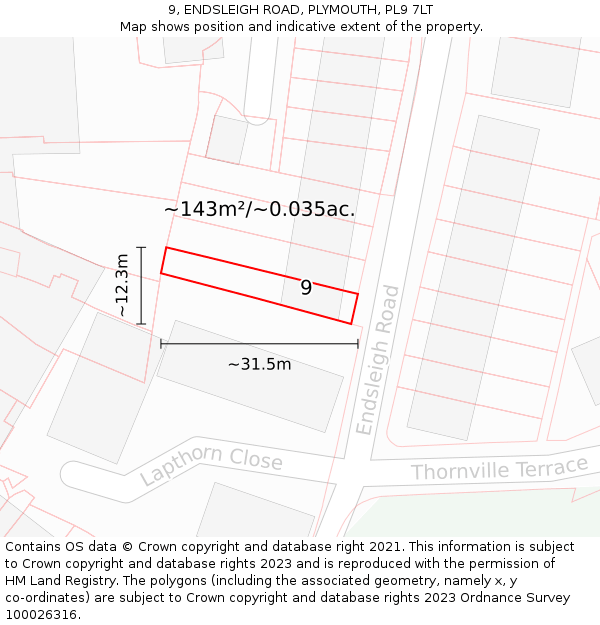 9, ENDSLEIGH ROAD, PLYMOUTH, PL9 7LT - £186,000