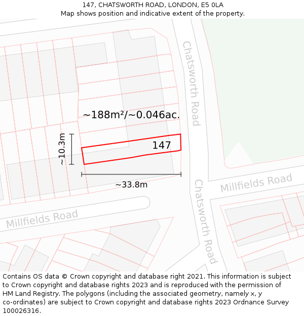 147, CHATSWORTH ROAD, LONDON, E5 0LA - £1,065,000