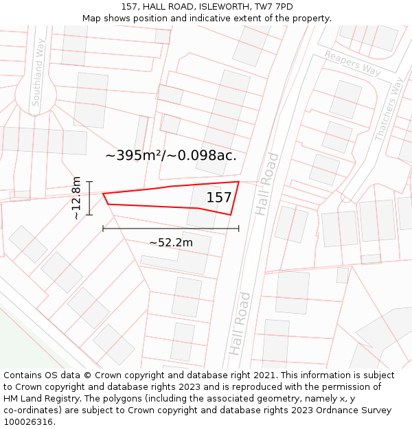 Tw7 Postcode 157, HALL ROAD, ISLEWORTH, TW7 7PD - £430,000