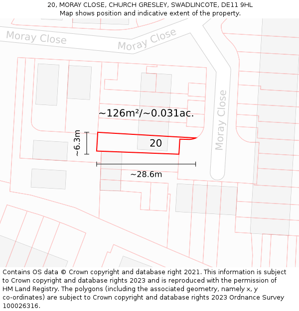 20, MORAY CLOSE, CHURCH GRESLEY, SWADLINCOTE, DE11 9HL - £127,500