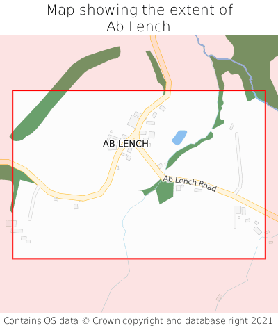 Map showing extent of Ab Lench as bounding box