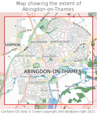 map of abingdon