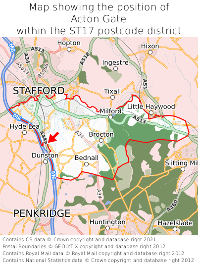 Where is Acton Gate? Acton Gate on a map