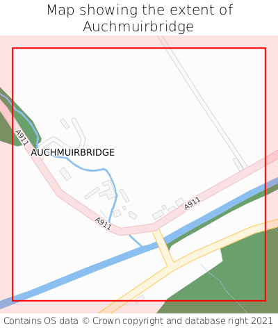 Map showing extent of Auchmuirbridge as bounding box