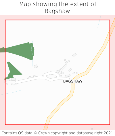 Map showing extent of Bagshaw as bounding box