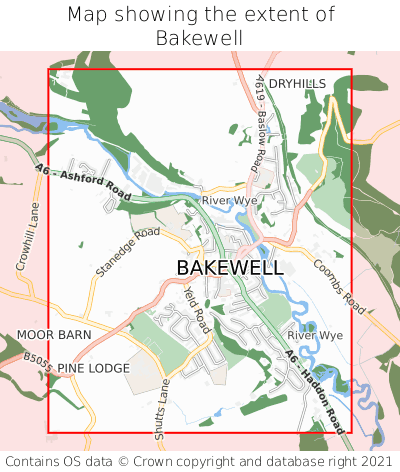 Map Of Bakewell And Surrounding Area Where Is Bakewell? Bakewell On A Map