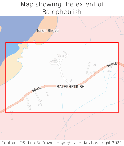 Map showing extent of Balephetrish as bounding box