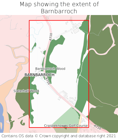 Map showing extent of Barnbarroch as bounding box
