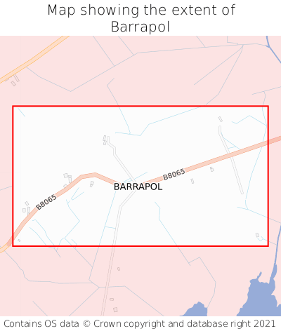 Map showing extent of Barrapol as bounding box