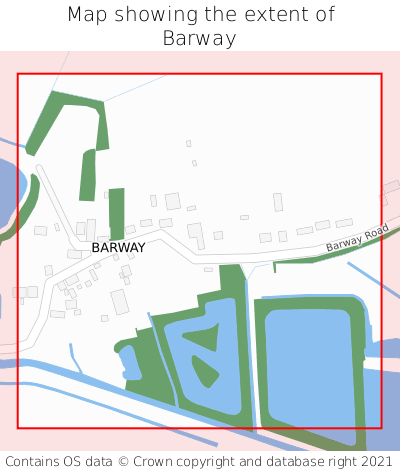 Map showing extent of Barway as bounding box