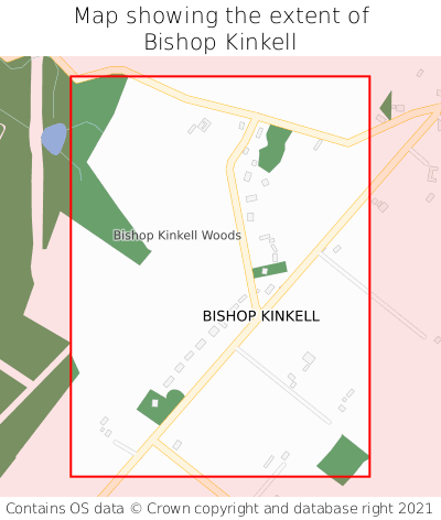 Map showing extent of Bishop Kinkell as bounding box