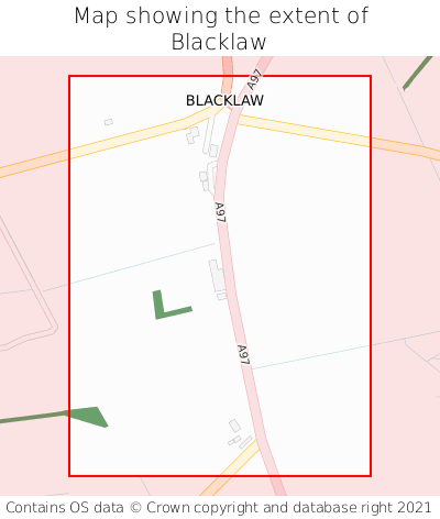 Map showing extent of Blacklaw as bounding box