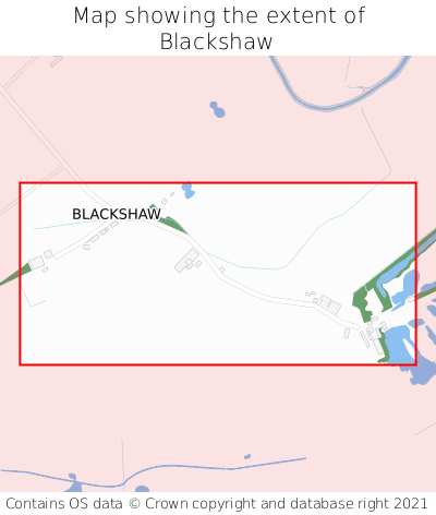 Map showing extent of Blackshaw as bounding box