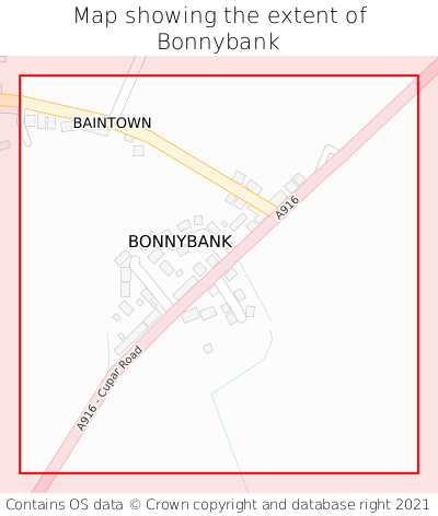 Map showing extent of Bonnybank as bounding box