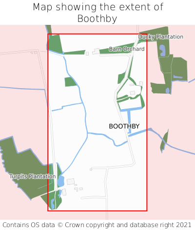 Map showing extent of Boothby as bounding box