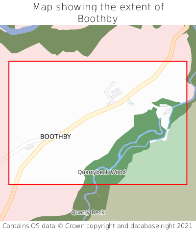 Map showing extent of Boothby as bounding box