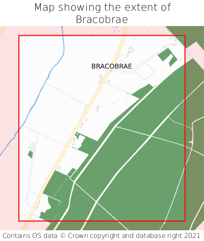 Map showing extent of Bracobrae as bounding box