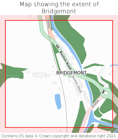 Map showing extent of Bridgemont as bounding box