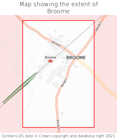 Map showing extent of Broome as bounding box